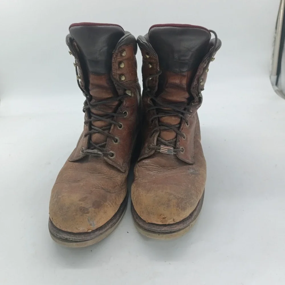 Chippewa 25225 Mens 10.5 D Brown Leather Waterproof Lace Up Work Boots s8